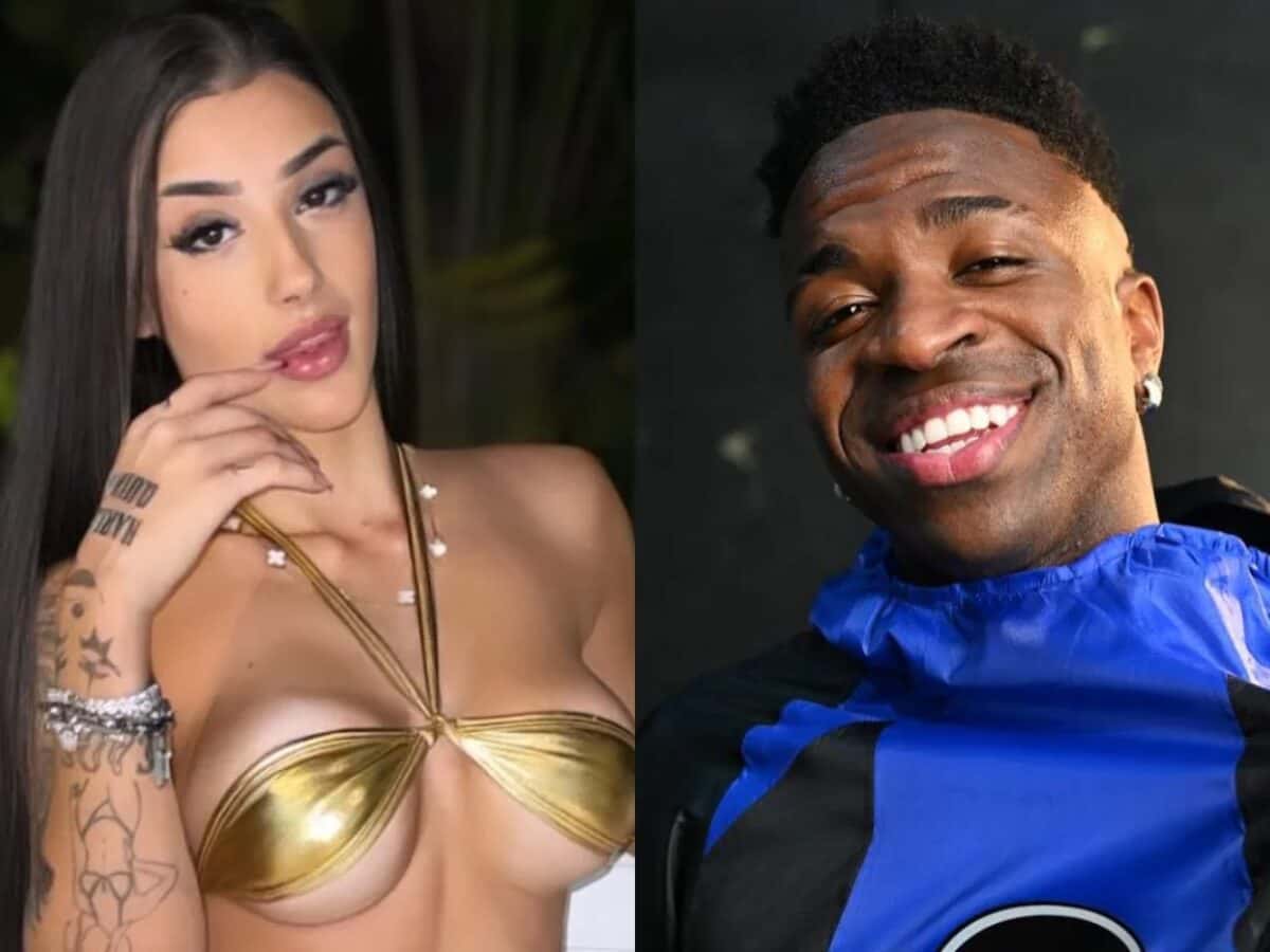 De cueca!! Vini Jr. surge em suposta conversa com Bia Miranda