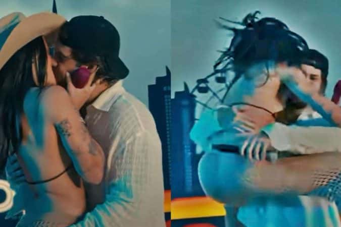 Ana Castela e Zé Felipe protagonizam beijo de cinema em novo clipe
