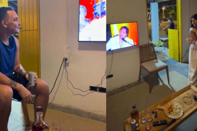 Ary Mirelle cai no choro ao ver João Gomes na TV com Roberto Carlos