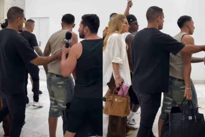 Estrelismo? Virginia e Vini Jr. ignoram repórteres em aeroporto