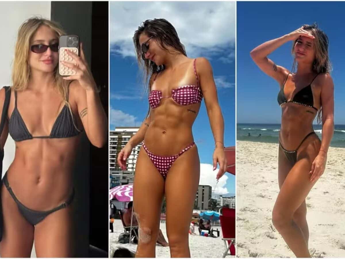 De biquíni, Bruna Griphao mostra resumo de dias de praia e exibe corpão