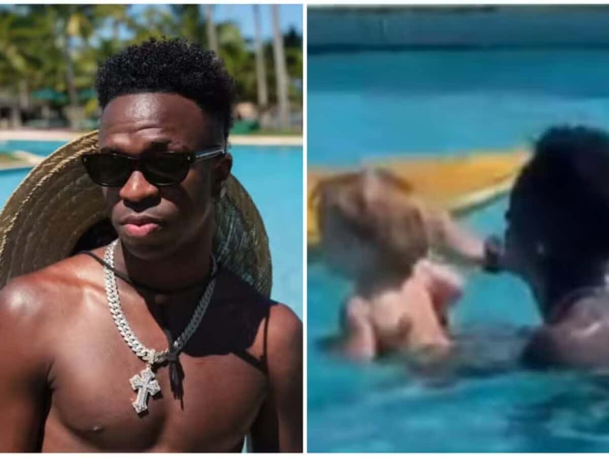 Vini Jr repercute nas redes ao cuidar do filho de Virginia: ‘Modo padrasto ativado’