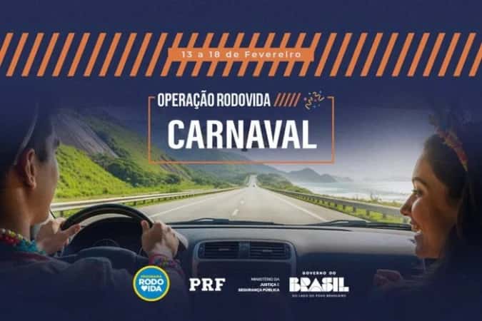 PRF inicia Operação Carnaval 2026 com reforço e tolerância zero ao álcool