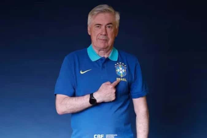 Ancelotti sinaliza renovação como técnico da Seleção masculina