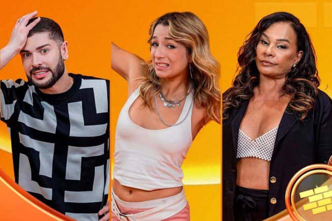 BBB 26: Marcelo, Solange Couto e Samira estão no Paredão