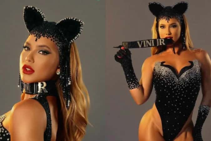 Virginia fala sobre submissão após usar coleira com nome de Vini Jr.