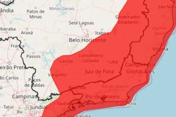 Chuvas intensas colocam 607 municípios sob alerta máximo até sexta-feira
