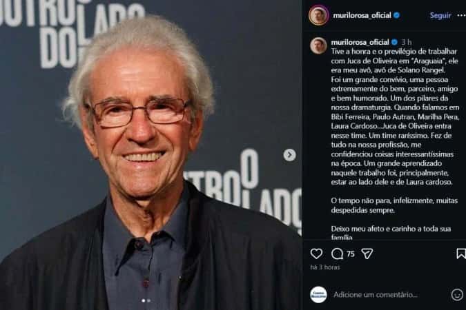 Famosos lamentam morte de Juca de Oliveira nas redes; veja