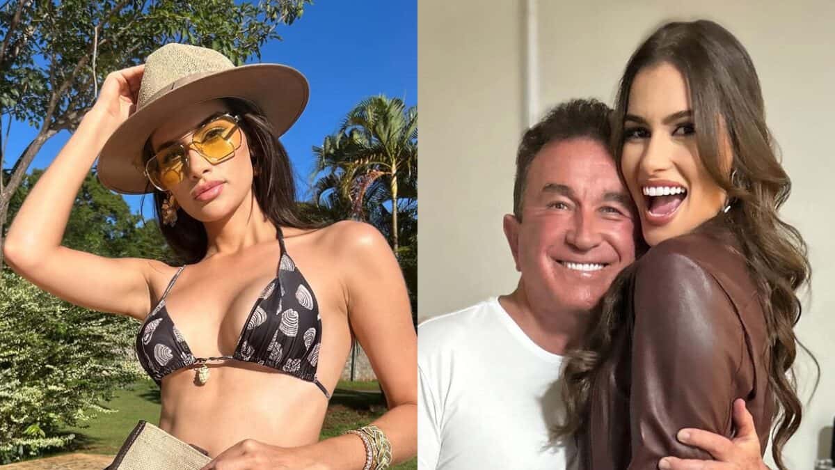 Esposa de Amado Batista surge de biquíni em fotos e bumbum sarado rouba a cena