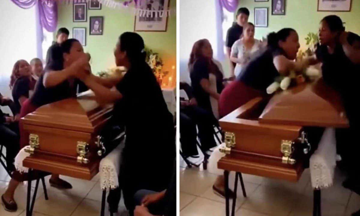Mulheres descobrem que namoravam o mesmo homem e brigam em funeral