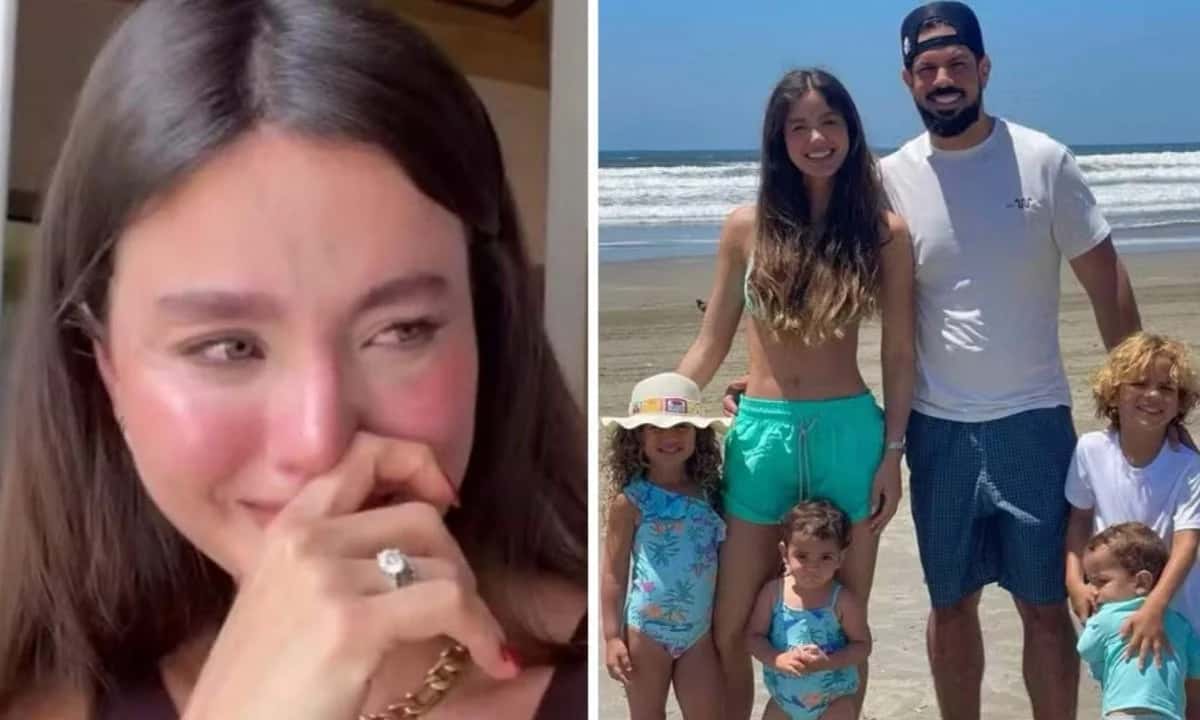 Esposa de Sorocaba conta que filho caiu na piscina: ‘Gelou o coração’