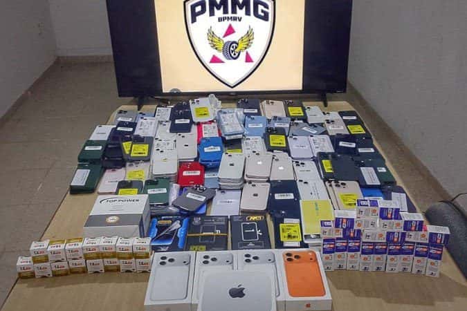 Carga milionária de canetas emagrecedoras e iPhones é apreendida