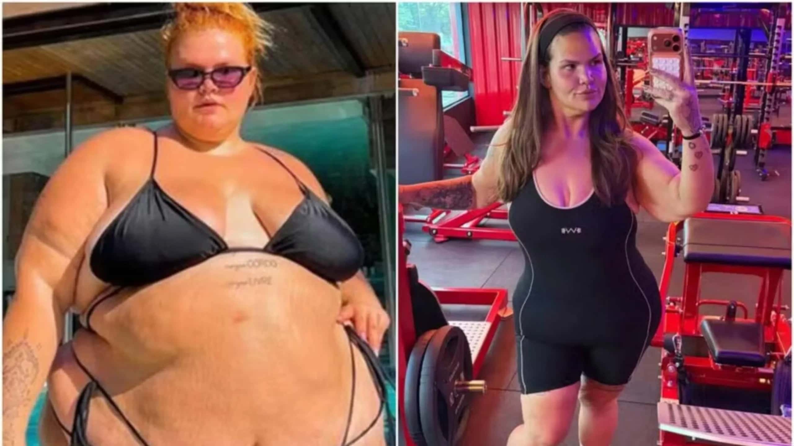 Thaís Carla se impressiona com mudança no corpo após perda de peso