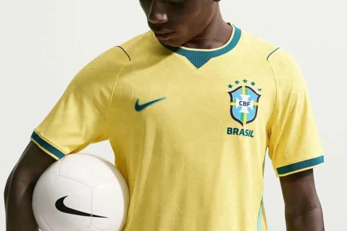 Camisa do Brasil na Copa do Mundo é a mais cara entre países campeões