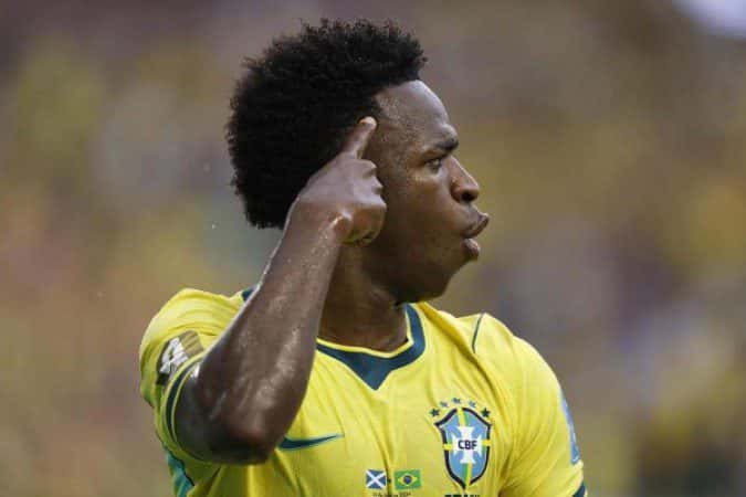 Vini Jr entra no top 4 da Fifa após show contra a Escócia; veja ranking