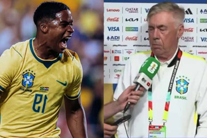 Endrick reage e dispara a real sobre relação com Ancelotti na Copa
