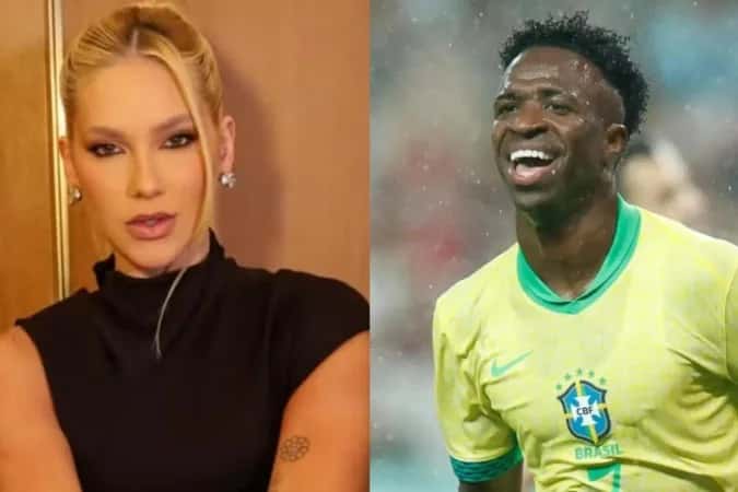 Virginia se pronuncia após ser defendida por Vini Jr. por ataques em jogo do Brasil