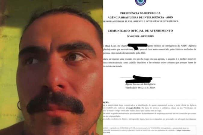 Abin nega ter enviado carta a influenciador que relatou OVNI
