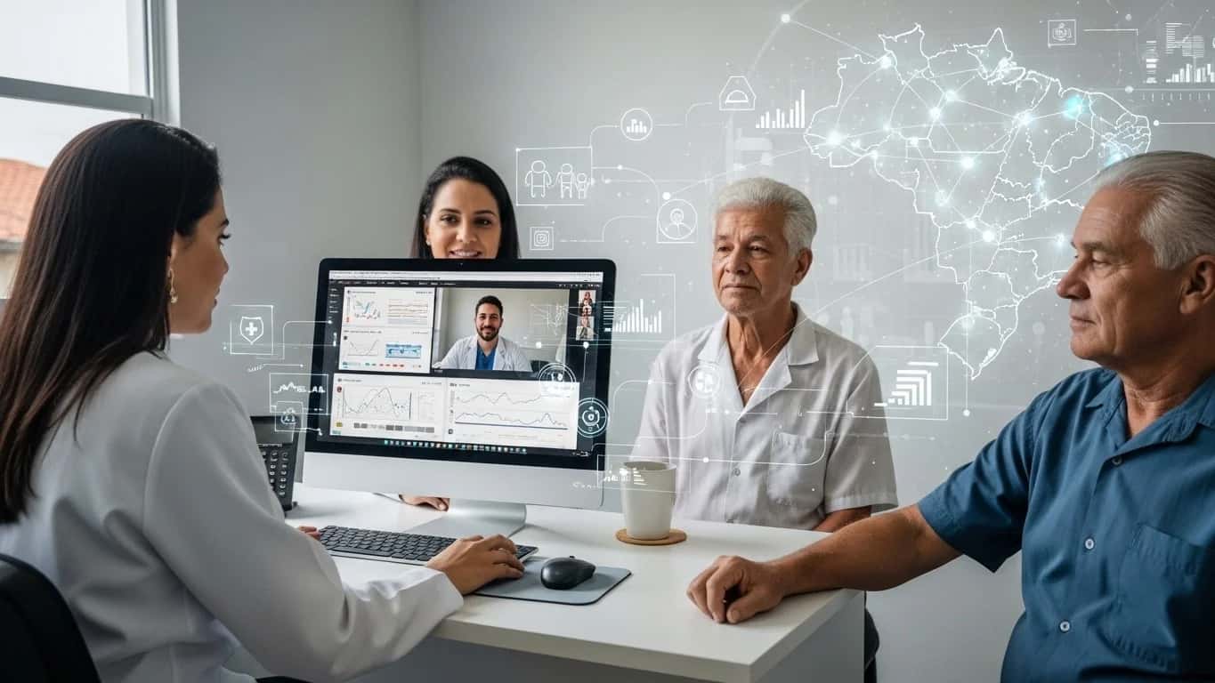 Telessaúde no Brasil: painel revela quase 8 milhões de atendimentos