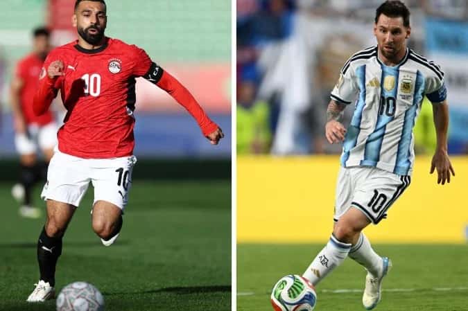 Argentina e Egito fazem duelo de campeões por vaga nas quartas