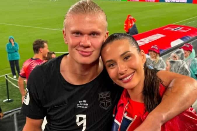 Haaland: jogador da Noruega tem esposa e uma filha; saiba quem são!