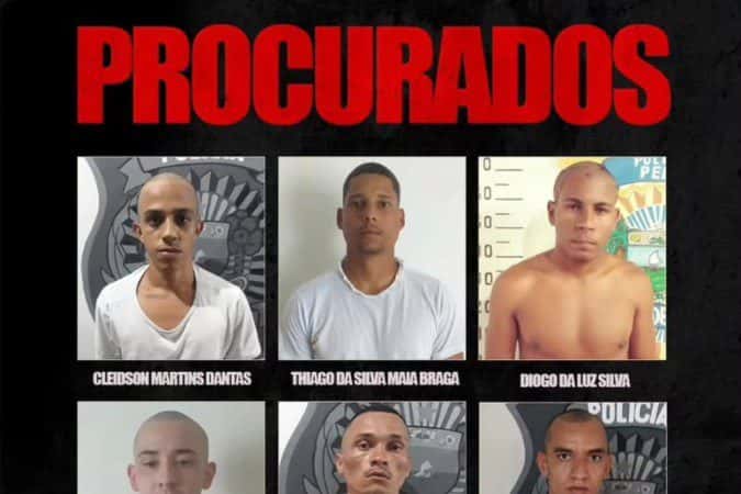Presos cavam buraco em cela e fogem de prisão no Rio Grande do Norte