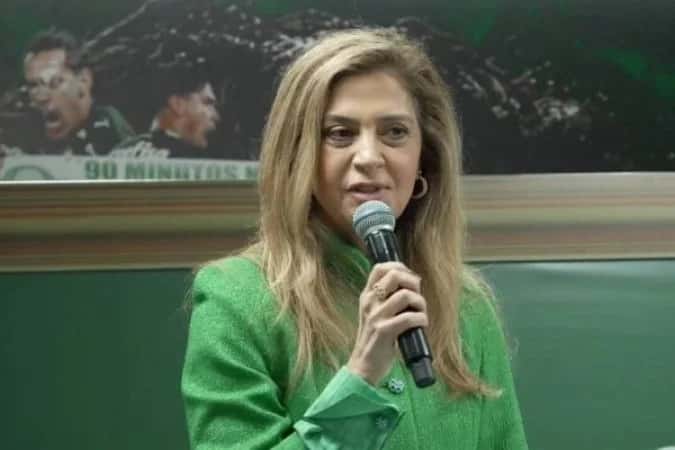 Leila reage à nota do Flamengo sobre o Palmeiras: “Cara de pau”