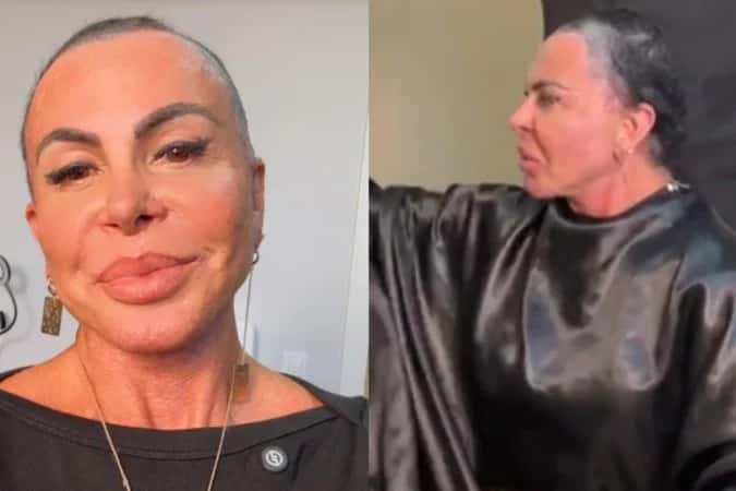 Gretchen surge de cabelo raspado e motivo da mudança no visual vem à tona
